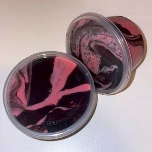 Pink and black butter